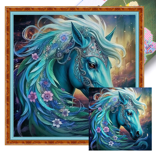 Fantasy Horse - 11CT Stamped Cross Stitch 40*40CM