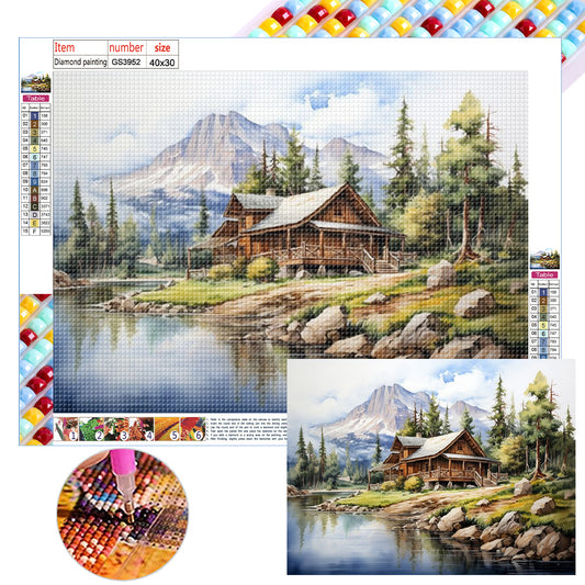 Country House - Full Square Drill Diamond Painting 40*30CM