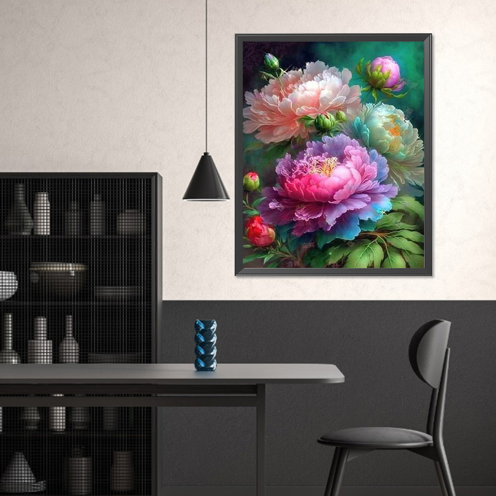 Flowers And Grass - Full Square Drill Diamond Painting 40*50CM