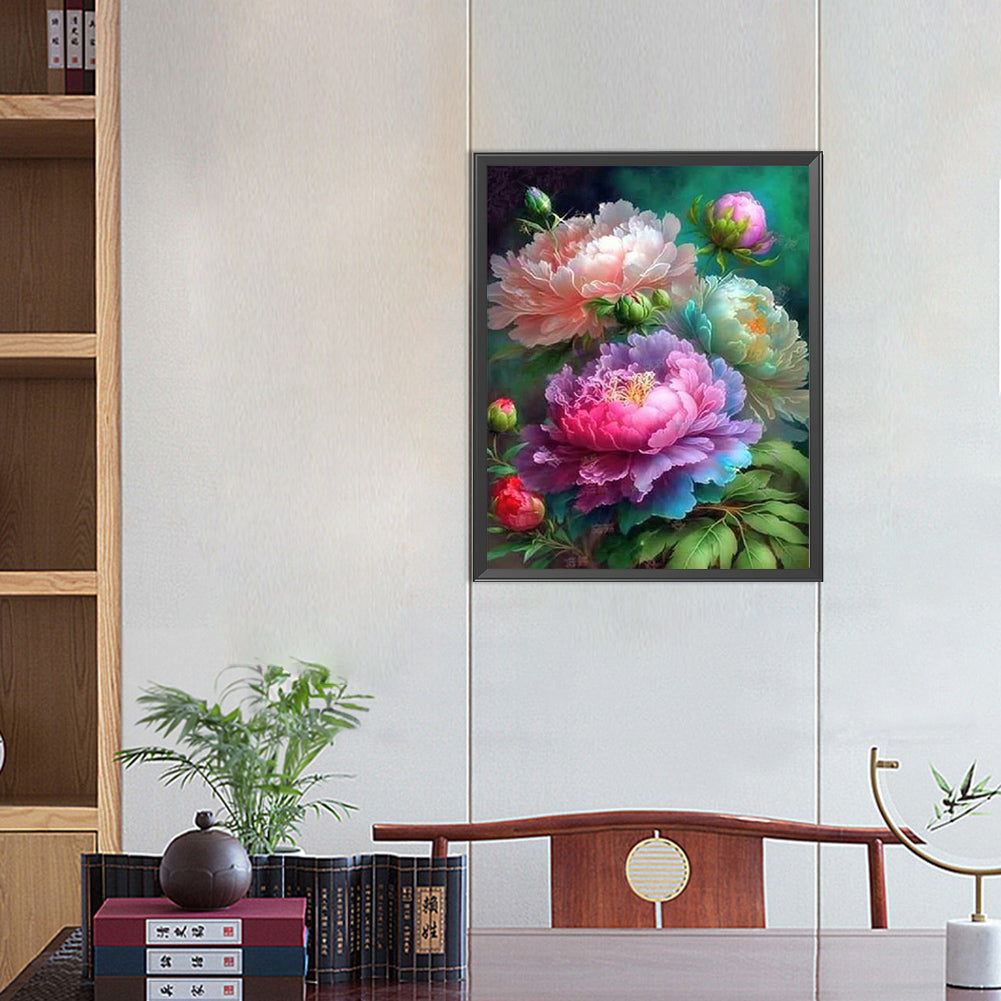 Flowers And Grass - Full Square Drill Diamond Painting 40*50CM