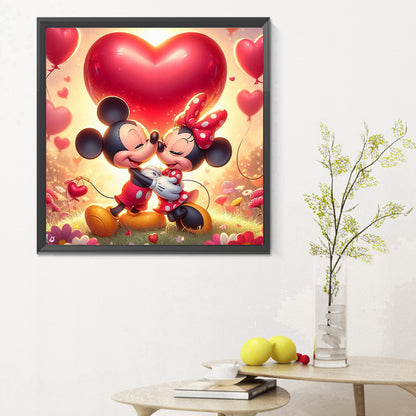 Mickey Minnie - Full Round Drill Diamond Painting 30*30CM