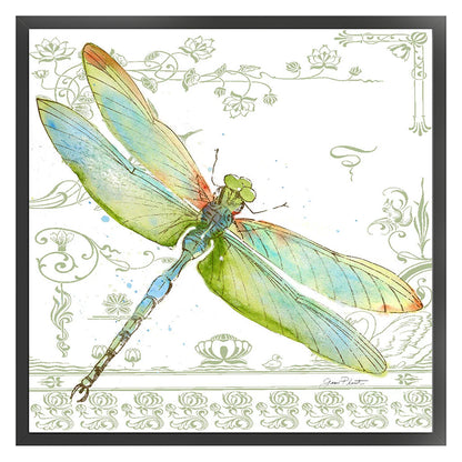 Dragonfly - 11CT Stamped Cross Stitch 50*50CM