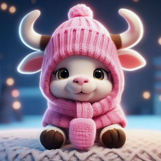 Calf - Full Round Drill Diamond Painting 30*30CM