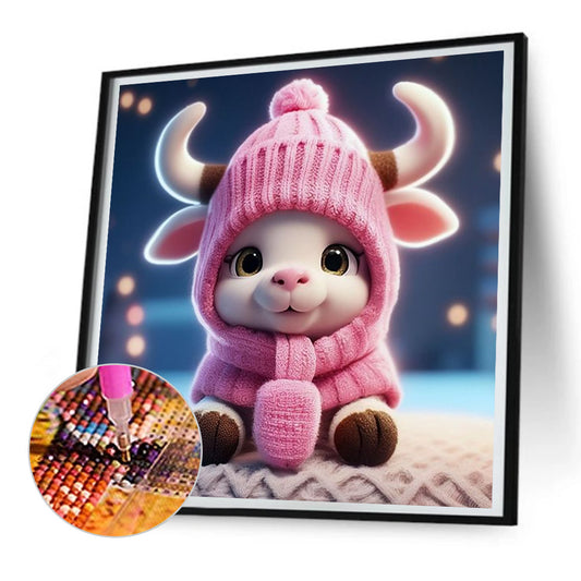 Calf - Full Round Drill Diamond Painting 30*30CM