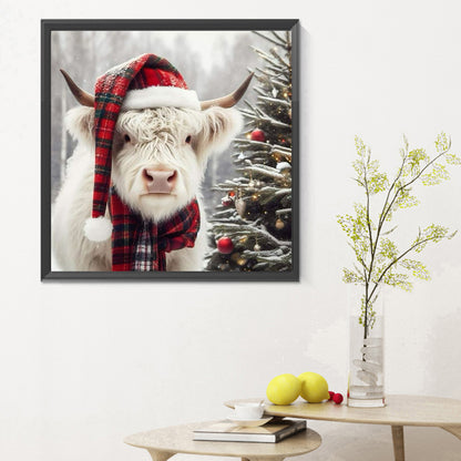 Christmas Yak - Full Round Drill Diamond Painting 30*30CM