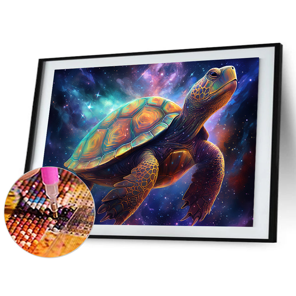 Mysterious Turtle - Full Round Drill Diamond Painting 40*30CM