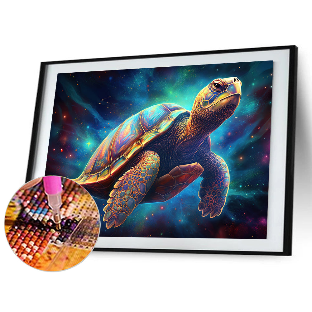 Mysterious Turtle - Full Round Drill Diamond Painting 40*30CM