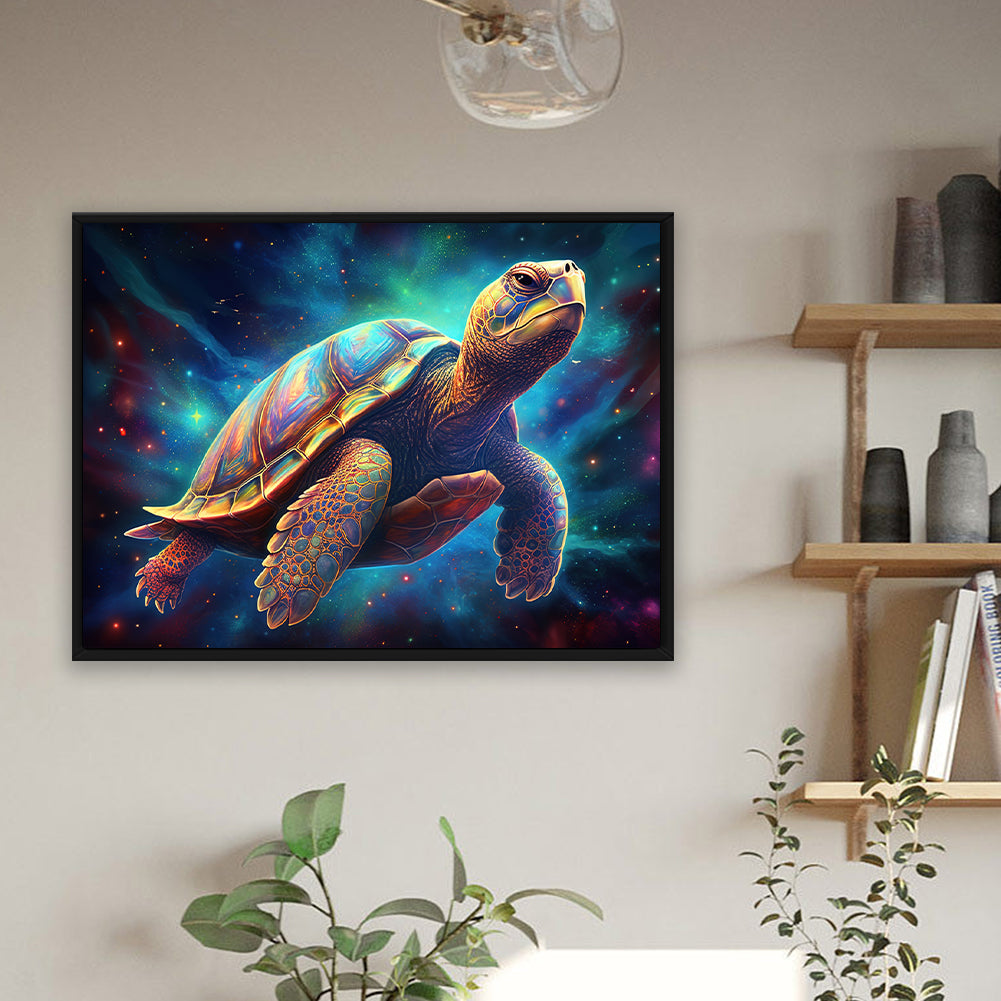 Mysterious Turtle - Full Round Drill Diamond Painting 40*30CM