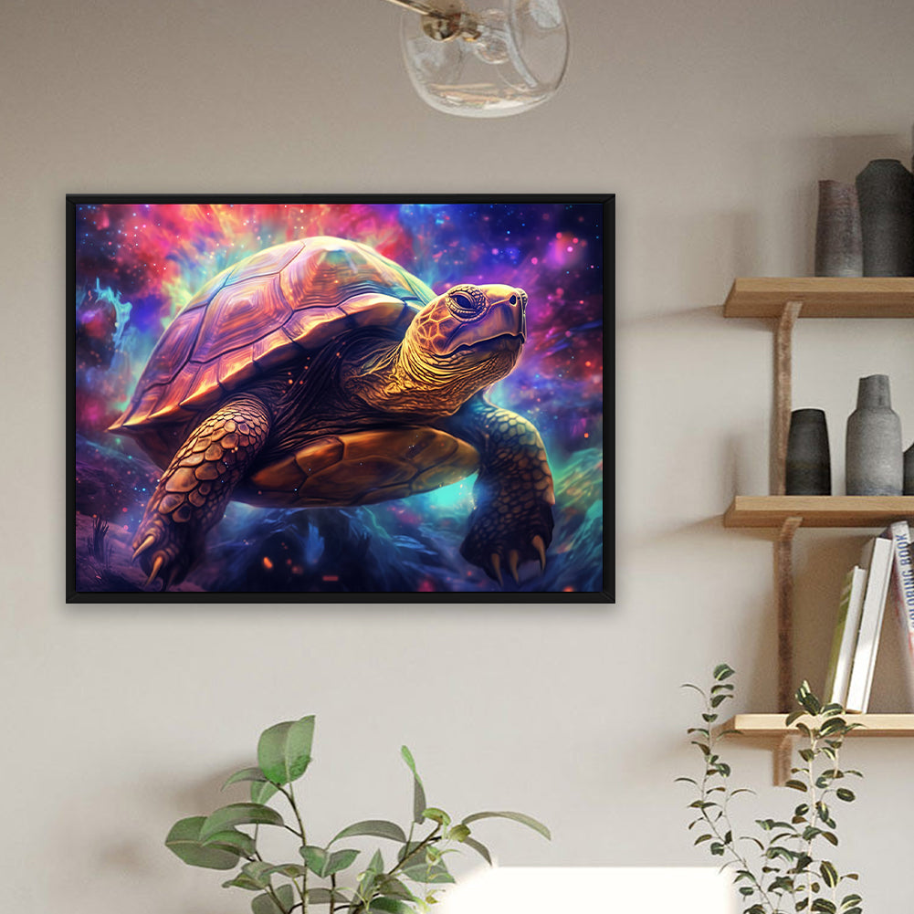 Mysterious Turtle - Full Round Drill Diamond Painting 40*30CM