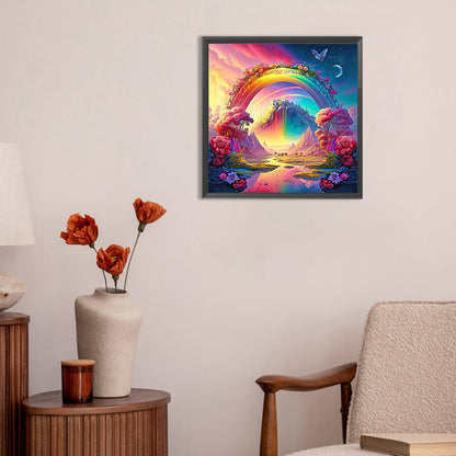 Colorful Yin Yang Wonderland - Full Round Drill Diamond Painting 30*30CM