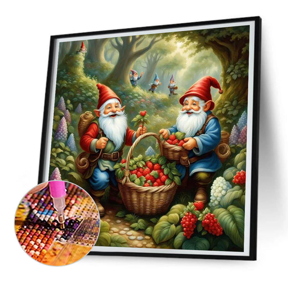 Goblins In The Forest - Full Round Drill Diamond Painting 30*30CM