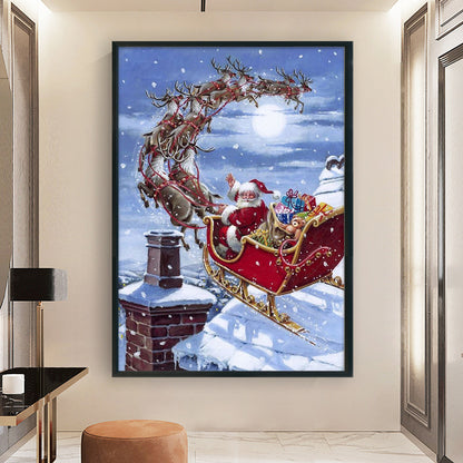 Santa Claus - 11CT Stamped Cross Stitch 40*60CM