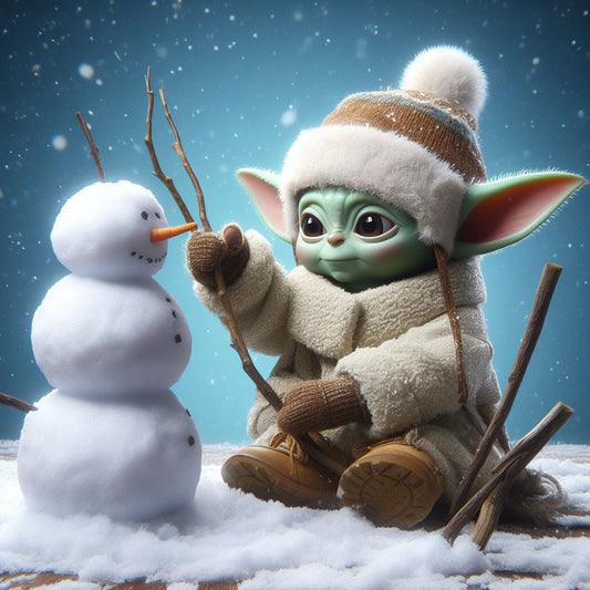 Yoda And The Yeti - Full Round Drill Diamond Painting 50*50CM