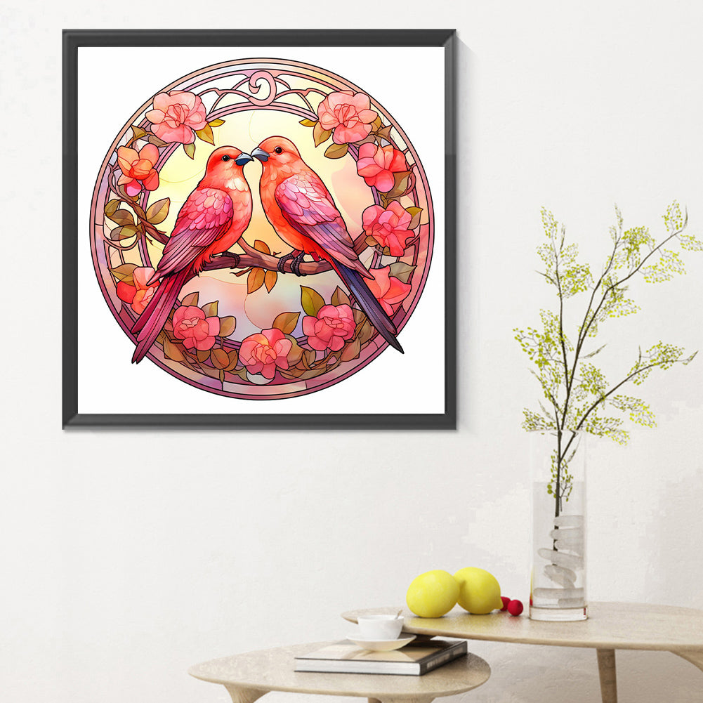 Love For Birds - Full Round Drill Diamond Painting 30*30CM