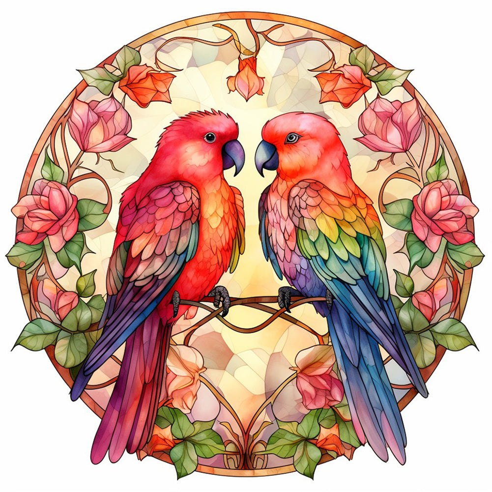 Love For Birds - Full Round Drill Diamond Painting 30*30CM