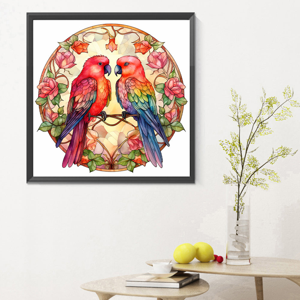 Love For Birds - Full Round Drill Diamond Painting 30*30CM