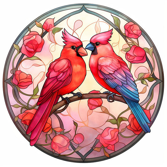 Love For Birds - Full Round Drill Diamond Painting 30*30CM