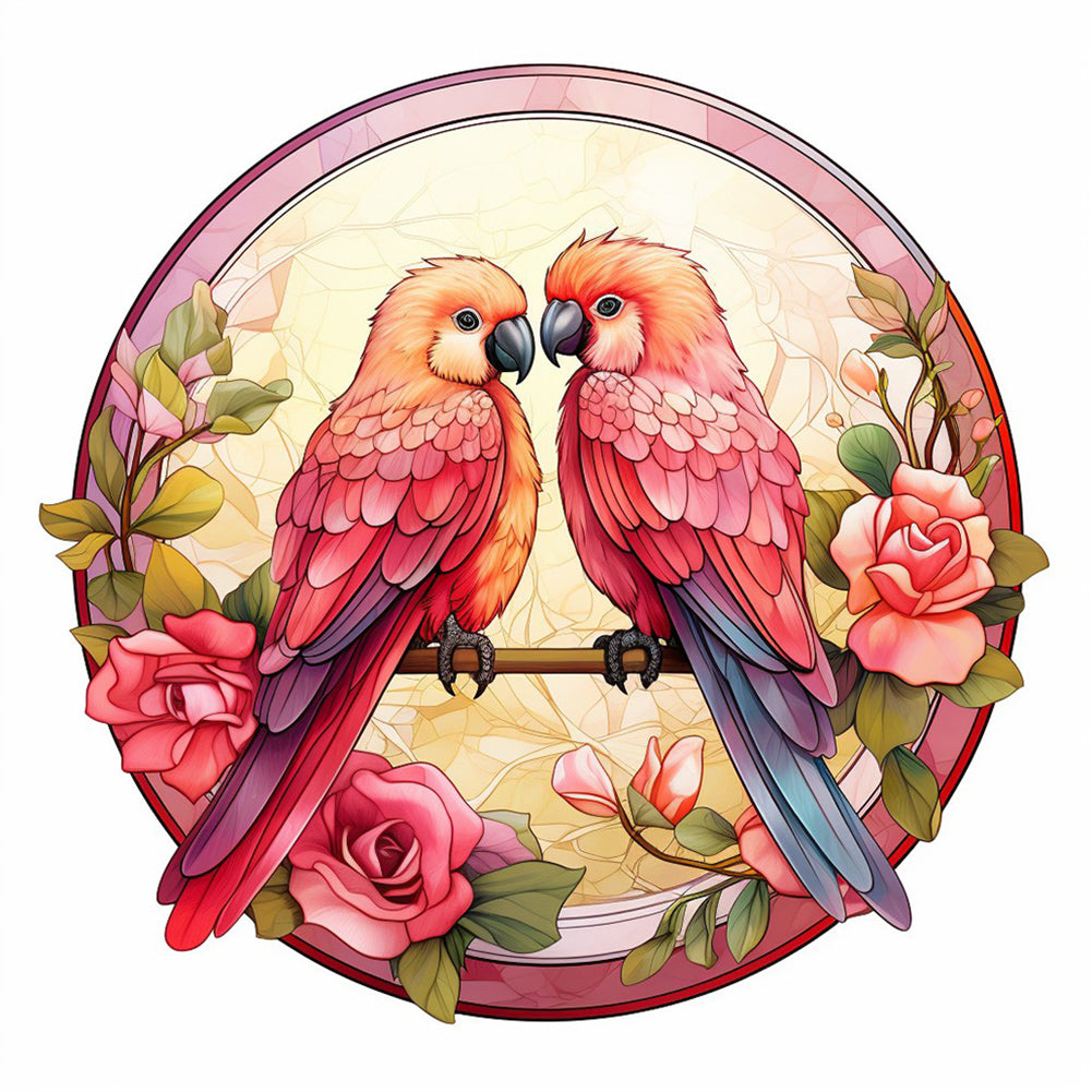 Love For Birds - Full Round Drill Diamond Painting 30*30CM