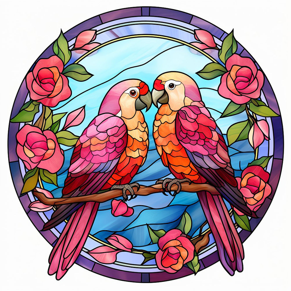 Love For Birds - Full Round Drill Diamond Painting 30*30CM