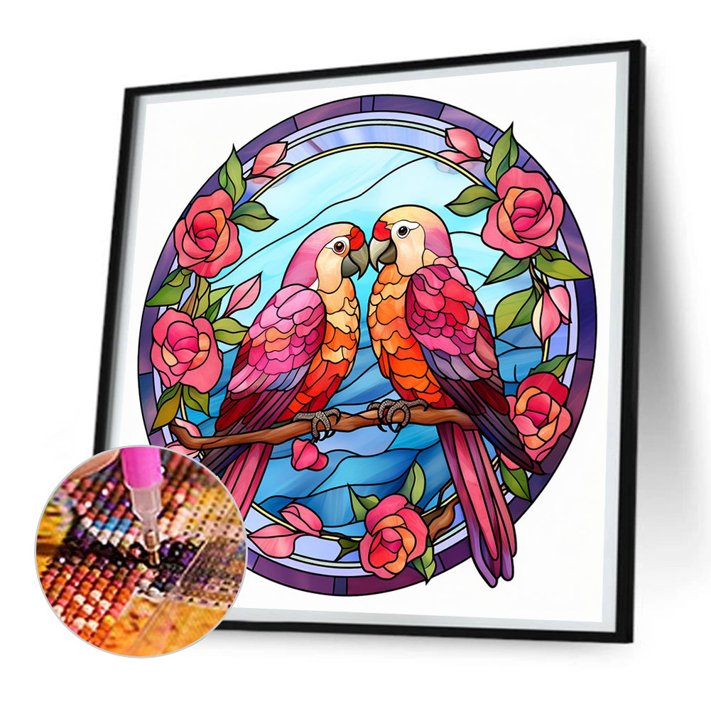 Love For Birds - Full Round Drill Diamond Painting 30*30CM