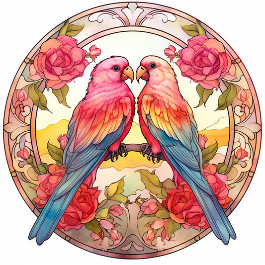 Love For Birds - Full Round Drill Diamond Painting 30*30CM