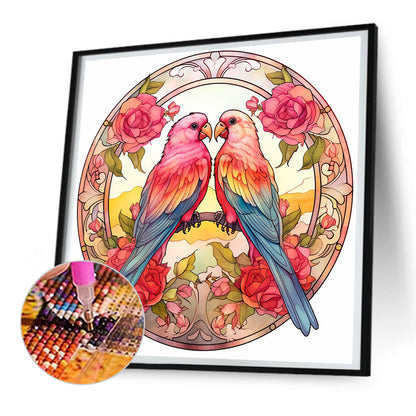 Love For Birds - Full Round Drill Diamond Painting 30*30CM