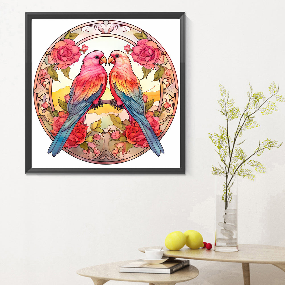 Love For Birds - Full Round Drill Diamond Painting 30*30CM