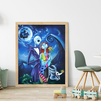 Jack And Sally'S Wedding - 11CT Stamped Cross Stitch 40*50CM