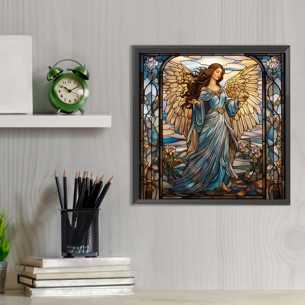 Goddess Glass Painting - Full Round Drill Diamond Painting 30*30CM