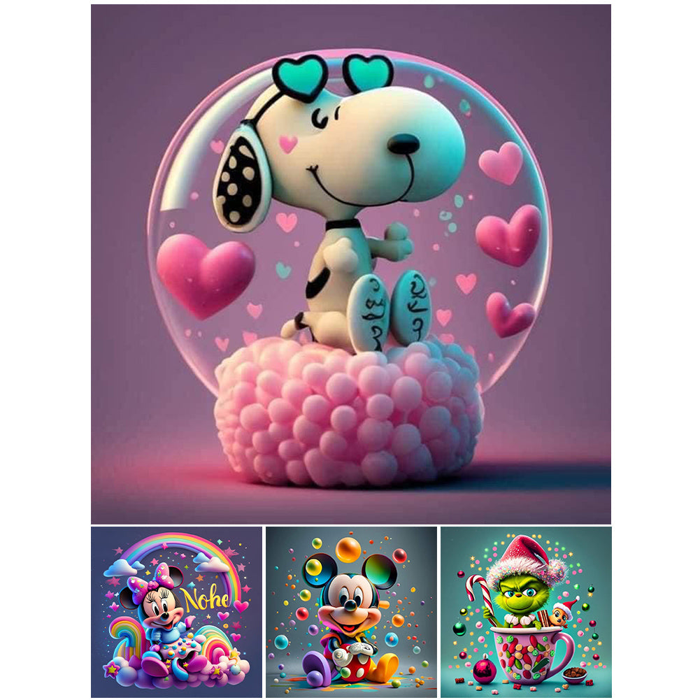 Mickey Mouse - Full Round Drill Diamond Painting 30*30CM