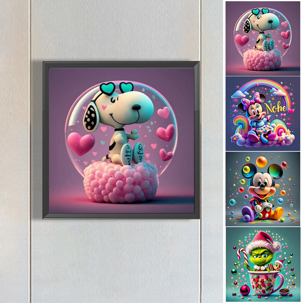 Mickey Mouse - Full Round Drill Diamond Painting 30*30CM