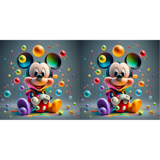 Mickey Mouse Mickey - Full Round Drill Diamond Painting 30*30CM