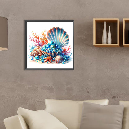 Pearl Sea Shell - Full Round Drill Diamond Painting 35*35CM