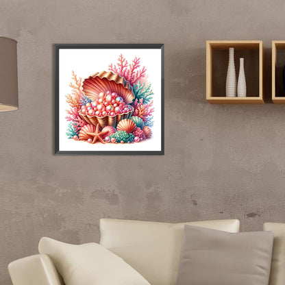 Pearl Sea Shell - Full Round Drill Diamond Painting 35*35CM