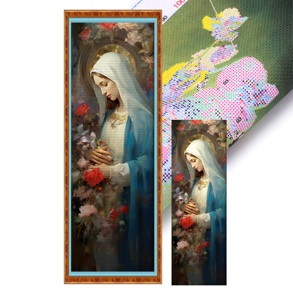 Our Lady - 11CT Stamped Cross Stitch 30*90CM