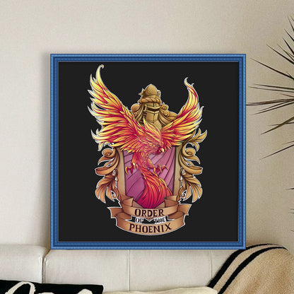 Harry Potter Order Of The Phoenix Logo - 11CT Stamped Cross Stitch 50*50CM