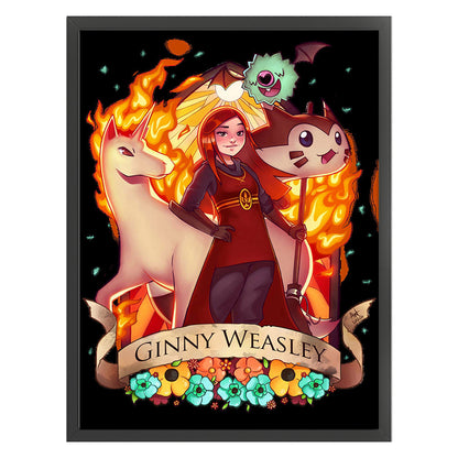 Harry Potter Ginny Weasley - 11CT Stamped Cross Stitch 50*65CM