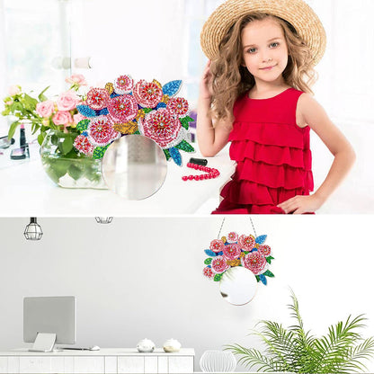 Special Shaped DIY Diamond Painting Mirror Vase Diamond Painting Makeup Mirror