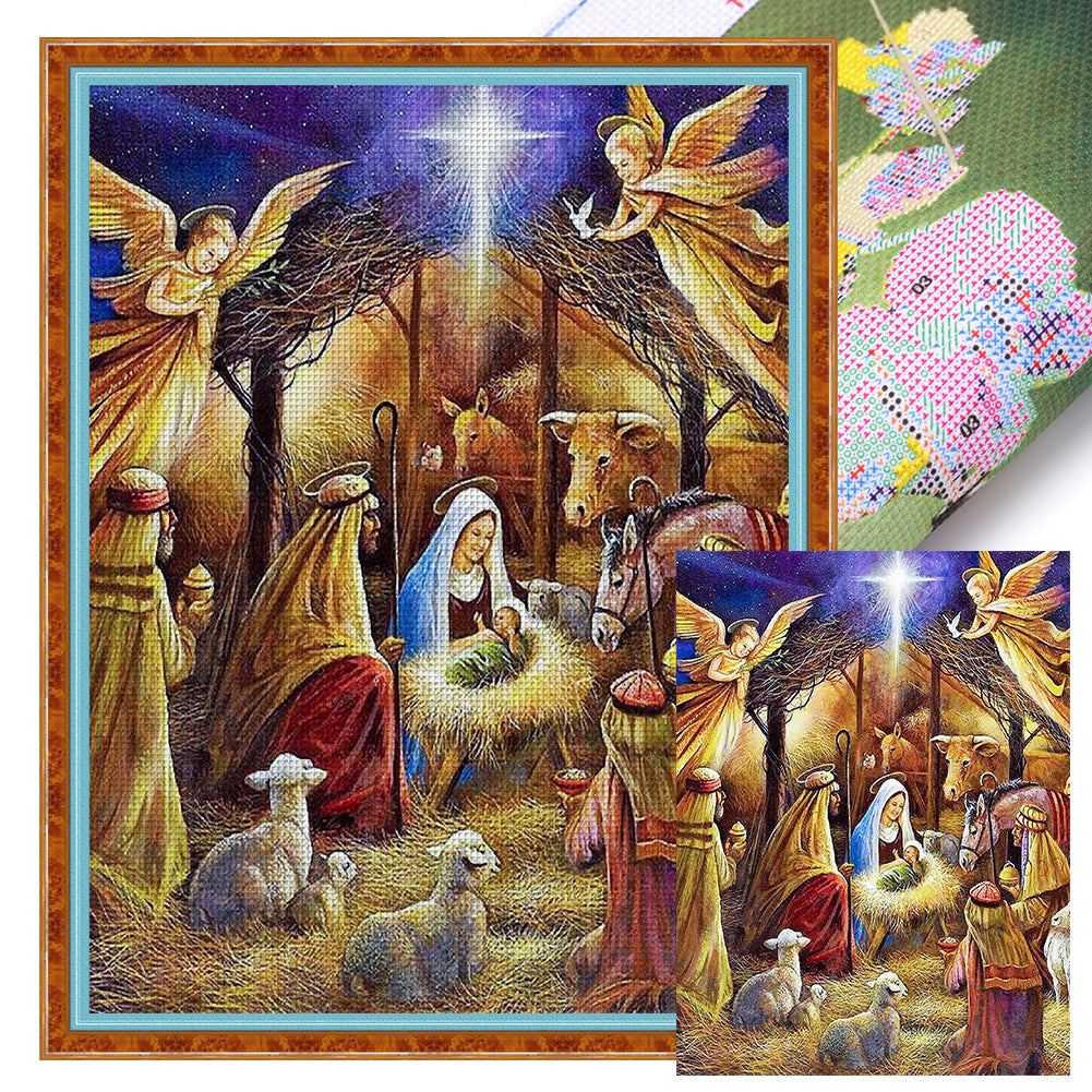 Nativity - 11CT Stamped Cross Stitch 50*65CM
