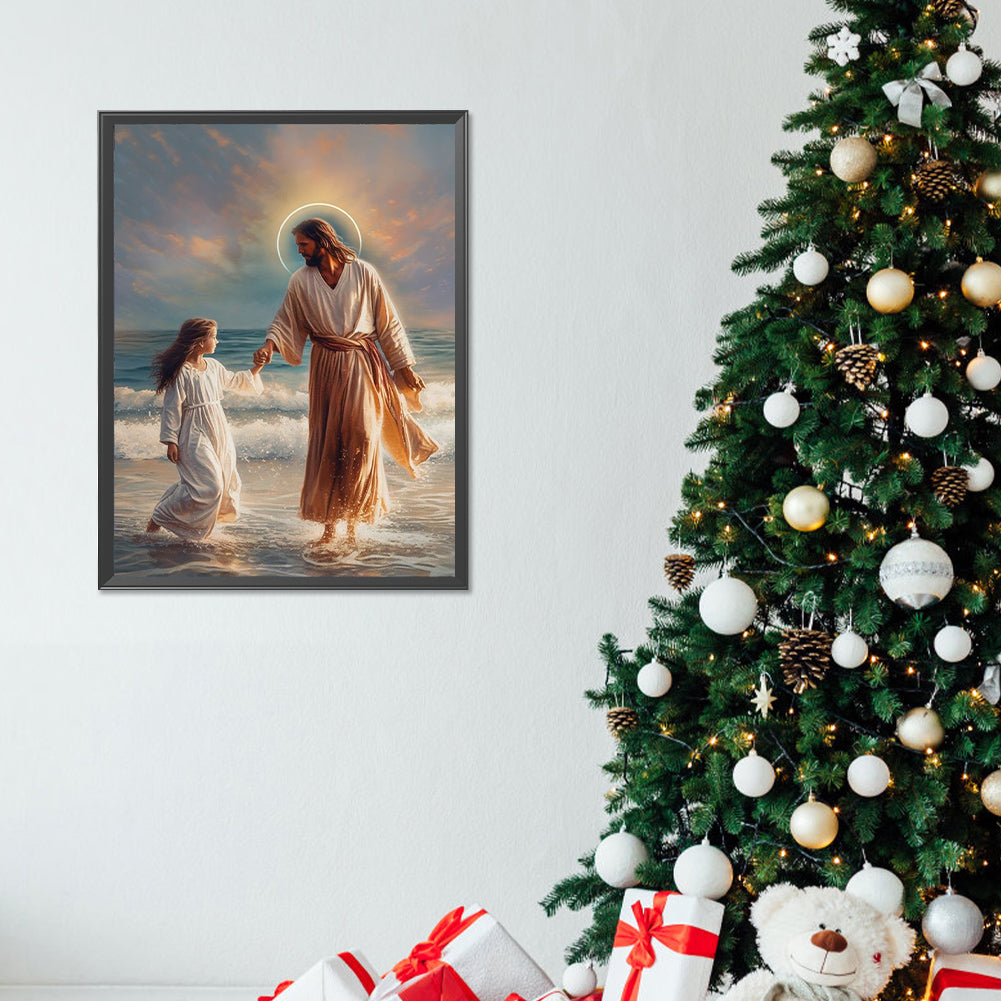 Jesus - Full Round Drill Diamond Painting 30*40CM
