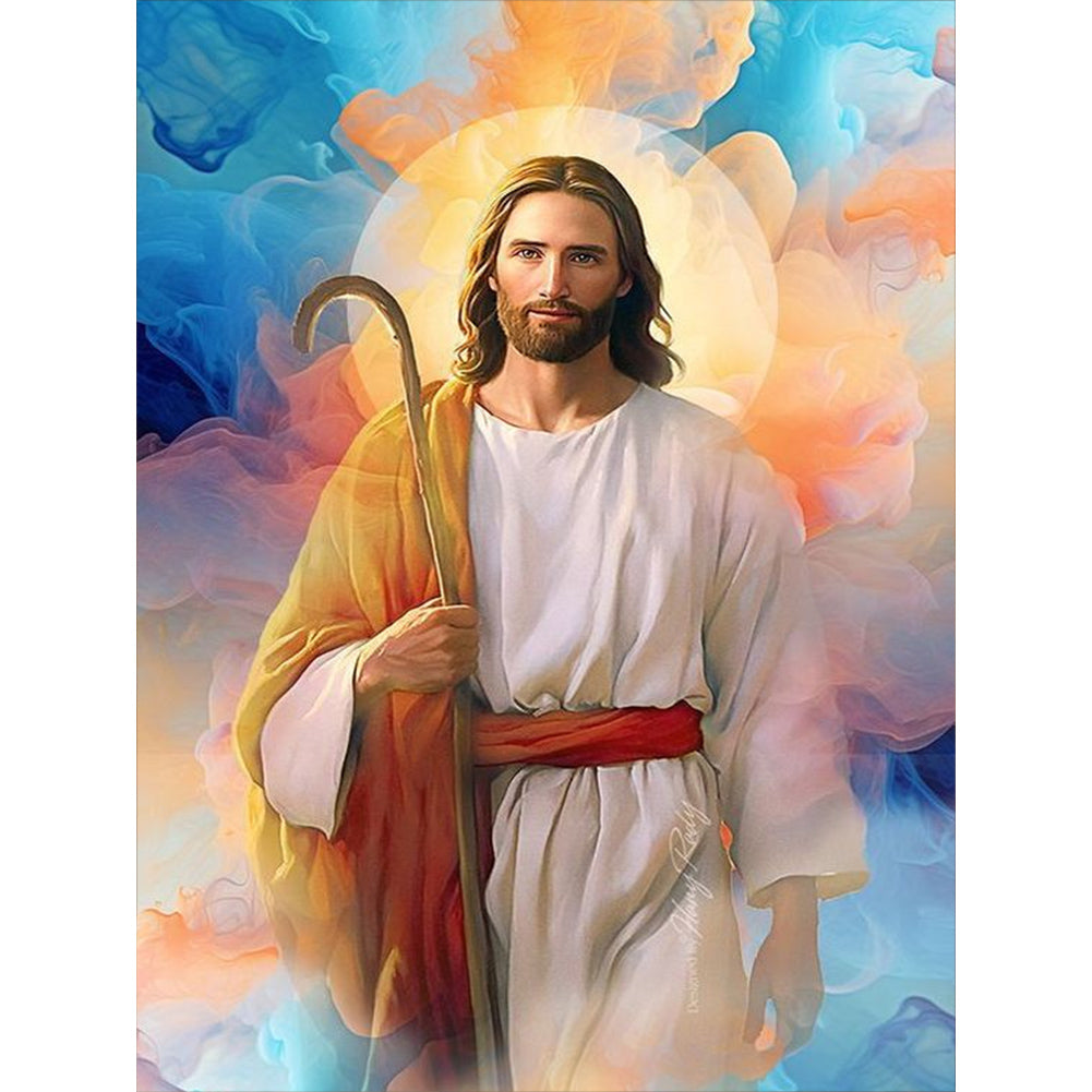 Jesus - Full Round Drill Diamond Painting 30*40CM