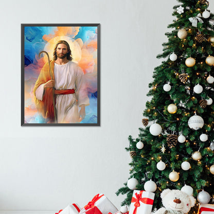 Jesus - Full Round Drill Diamond Painting 30*40CM