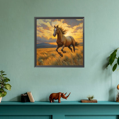 Horses - Full Round Drill Diamond Painting 30*30CM