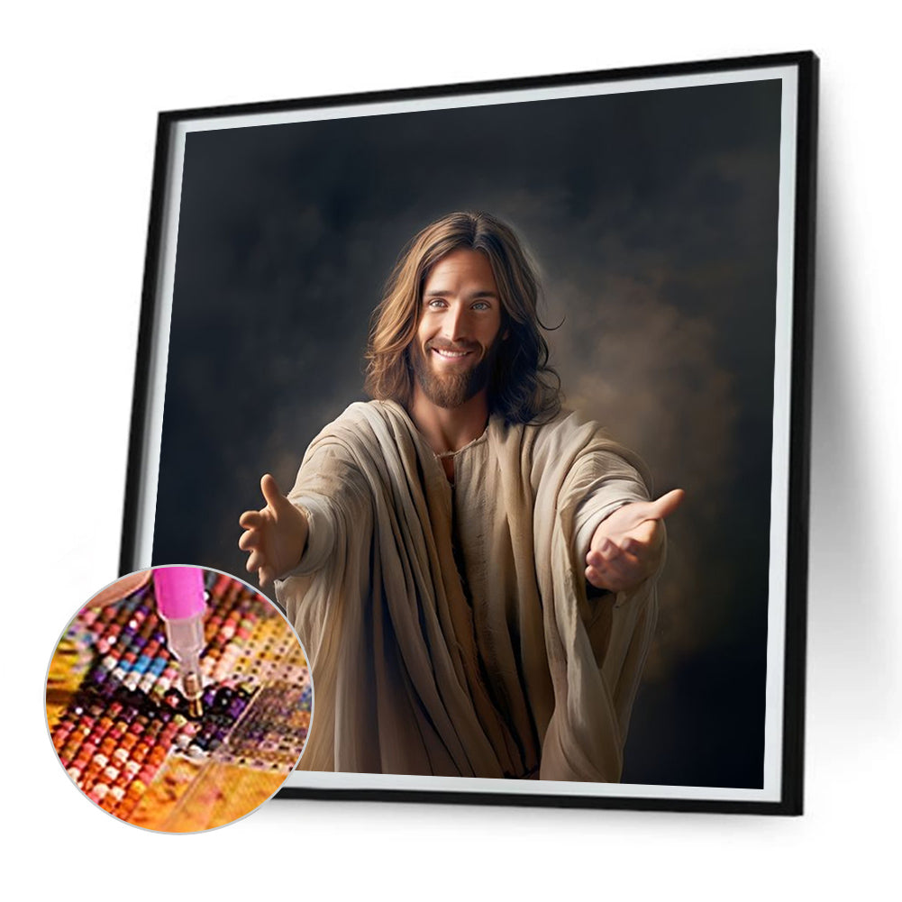 Jesus - Full Round Drill Diamond Painting 30*30CM