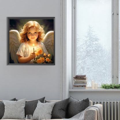 Angel - Full Round Drill Diamond Painting 30*30CM