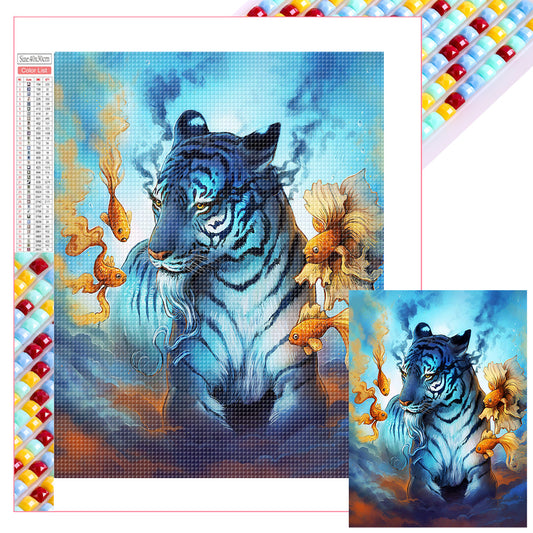 Tiger - Full Square Drill Diamond Painting 30*40CM