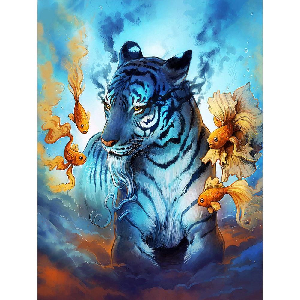 Tiger - Full Square Drill Diamond Painting 30*40CM