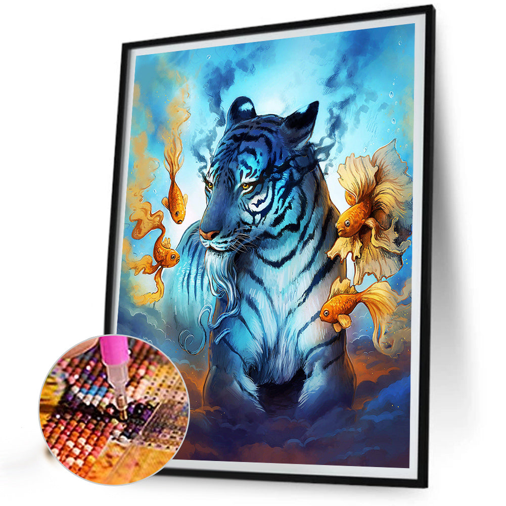 Tiger - Full Square Drill Diamond Painting 30*40CM