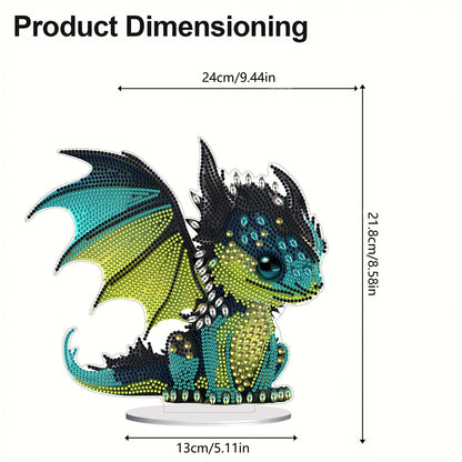 Elf Pterodactyl Diamond Painting Tabletop Ornament Kit for Office Desktop Decor