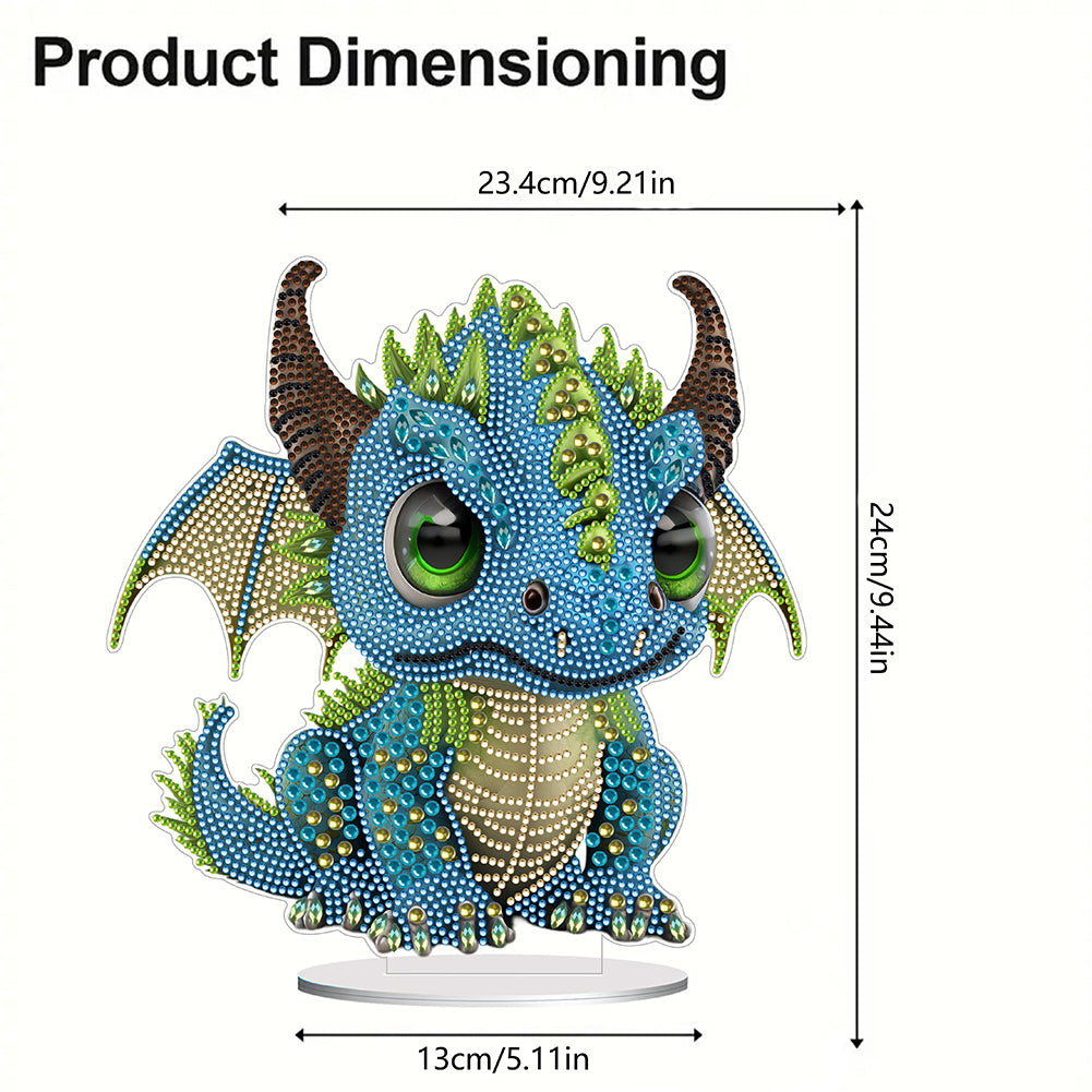 Elf Pterodactyl Diamond Painting Tabletop Ornament Kit for Office Desktop Decor